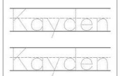 24 Learner friendly Name Tracing Worksheets Kitty Baby Love