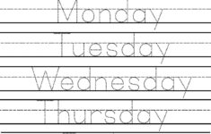 days of the week tracing worksheets pdf name tracing generator free Days Of The Week Tracing Worksheets Pdf Name Tracing Generator Free