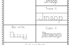 free name tracing worksheets for preschool free printables 5 Free Name Tracing Worksheets For Preschool Free Printables