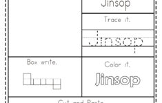Free Name Tracing Worksheets For Preschool Free Printables
