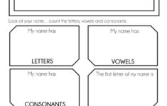 My Name Activity Worksheet Writing Lessons Letter Recognition