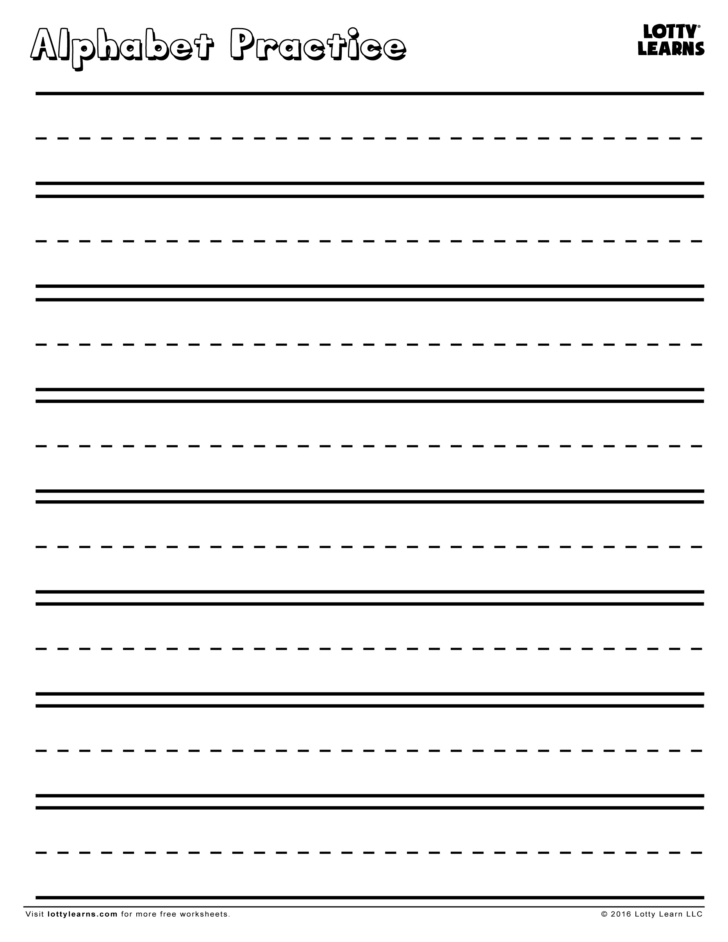 Paper Blank Name Tracing Worksheets