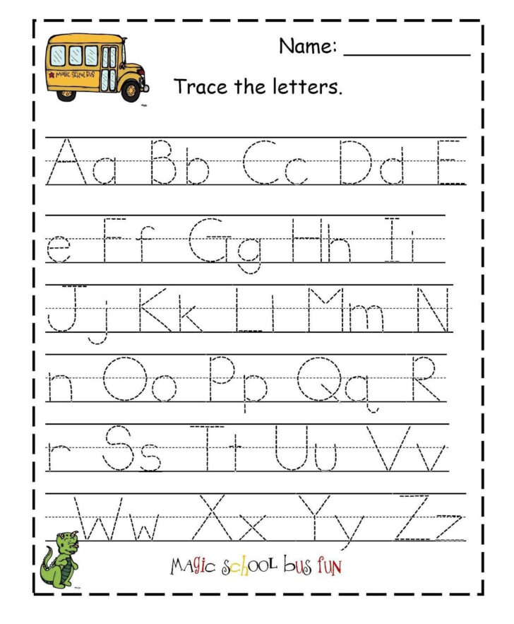 Dot To Dot Name Tracing Worksheets